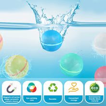 Load image into Gallery viewer, 6-Pack Magnetic Reusable Water Balloons
