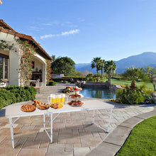 Load image into Gallery viewer, Portable Aluminum Folding Table Indoor/Outdoor