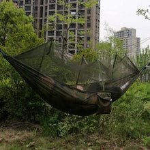 Load image into Gallery viewer, All-In-One Double Person Lightweight Backpacking Camping Hammock Tent With Mosquito Net