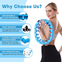 Load image into Gallery viewer, Weighted Smart Magnetic Hula Hoop For Weight Loss
