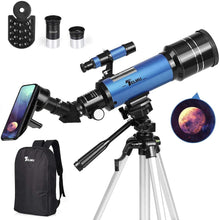 Load image into Gallery viewer, 70mm 67x Magnification Telescope With Adjustable Tripod - Until Times Up