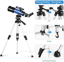 Load image into Gallery viewer, 70mm 67x Magnification Telescope With Adjustable Tripod - Until Times Up