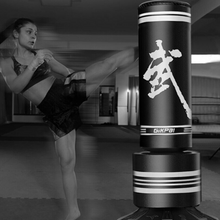 Load image into Gallery viewer, Heavy Duty Freestanding MMA Kick Boxing Cardio Training Punching Bag Set 67"