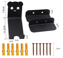 Load image into Gallery viewer, Bicycle Rack Wall Metal Hook Bicycle Mountain Bike Wall Bracket Wall Rack