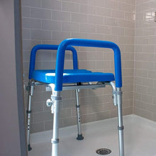 Load image into Gallery viewer, Heavy Duty Adjustable Handicap Raised Toilet Seat Riser With Arms