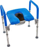 Heavy Duty Adjustable Handicap Raised Toilet Seat Riser With Arms