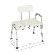Load image into Gallery viewer, Upgraded Heavy Duty Shower Bathtub Transfer Bench