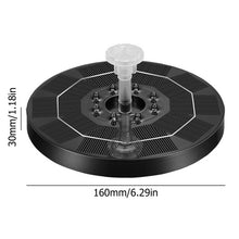 Load image into Gallery viewer, 3.5W Solar Fountain Pump with 6 Fountain Water Styles And LED Lights