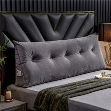 Load image into Gallery viewer, Luxury Triangular Wedge Pillow Bolster Bed Headboard