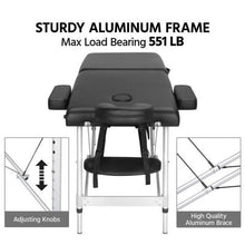 Load image into Gallery viewer, Aluminum Massage Tables With Adjustable Height