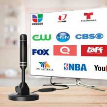 Load image into Gallery viewer, Compact Long Range Amplified Indoor 1080P 4K HDTV Antenna