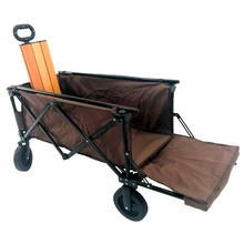 Load image into Gallery viewer, Collapsible Outdoor Lawn Garden Yard Wagon Planting Cart
