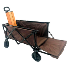 Load image into Gallery viewer, Collapsible Outdoor Lawn Garden Yard Wagon Planting Cart