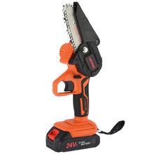 Load image into Gallery viewer, Battery Powered Cordless Electric Mini Tree Branch Chainsaw