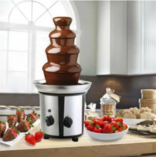 Load image into Gallery viewer, 4 Tier Chocolate Fondue Fountain Machine