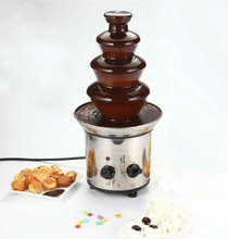 Load image into Gallery viewer, 4 Tier Chocolate Fondue Fountain Machine