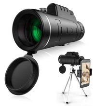 Load image into Gallery viewer, Starscope HD Monocular - High Power Monocular With Smartphone Holder & Tripod ā Waterproof Monocular Telescope