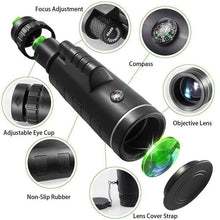 Load image into Gallery viewer, Starscope HD Monocular - High Power Monocular With Smartphone Holder & Tripod ā Waterproof Monocular Telescope