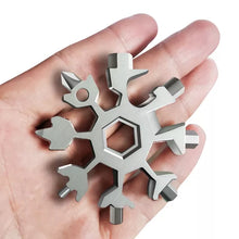 Load image into Gallery viewer, 18 In 1 Snowflake Tactical Keychain Multi Tool