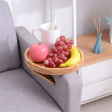 Load image into Gallery viewer, Premium Wooden Sofa And Couch Armrest Eating Tray Table