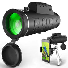 Load image into Gallery viewer, Starscope HD Monocular - High Power Monocular With Smartphone Holder & Tripod ā Waterproof Monocular Telescope
