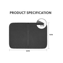 Load image into Gallery viewer, Soft surface Non-slip two-layer & waterproof cat litter mat
