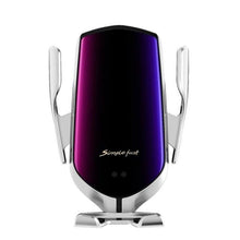 Load image into Gallery viewer, Automatic Clamping Wireless Car Phone Holder & Car Charger Mount