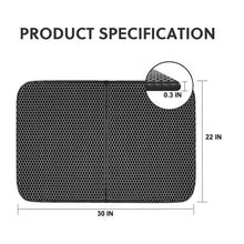 Load image into Gallery viewer, Soft surface Non-slip two-layer & waterproof cat litter mat