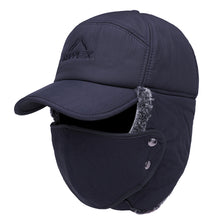 Load image into Gallery viewer, Premium Mens Winter Cold Weather Snow Hat With Ear Flaps And Brim