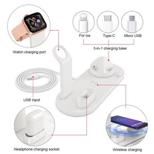 Load image into Gallery viewer, Wireless 4 in 1 Charging Station | Smart Charger Dock