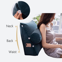 Load image into Gallery viewer, Luxury Back Wedge Bed Pillow For Back Pain