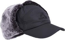 Load image into Gallery viewer, Premium Mens Winter Cold Weather Snow Hat With Ear Flaps And Brim