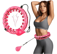 Load image into Gallery viewer, Weighted Smart Magnetic Hula Hoop For Weight Loss
