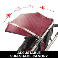 Load image into Gallery viewer, Red Baby Stroller Foldable Pram Car Seat - Until Times Up