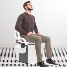 Load image into Gallery viewer, Adults Portable Freestanding Camping RV Travel Potty Toilet With Handrails