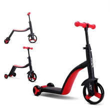 Load image into Gallery viewer, 2 in 1 Height Adjustable Kids Tricycle Bike