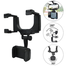 Load image into Gallery viewer, Rear View Mirror Cell Phone Holder Mount
