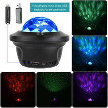 Load image into Gallery viewer, LED Starry Night Sky Galaxy Projector Light 3D Ocean Star Lamp Party Decor Lamp - Until Times Up