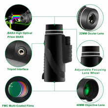 Load image into Gallery viewer, Waterproof High Definition Monocular Telescope For iPhone Samsung