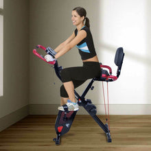 Load image into Gallery viewer, Space Saving Upper / Lower Body Motion Recumbent Exercise Bike