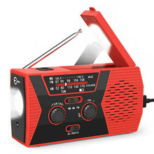 Load image into Gallery viewer, Solar Powered Emergency Hand Crank Weather Alert Radio 2000mAh