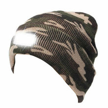 Load image into Gallery viewer, Powerful Rechargeable LED Light Running Head Lamp Beanie