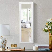 Load image into Gallery viewer, Modern Over The Door Light Up Jewelry Storage Mirror Armoire