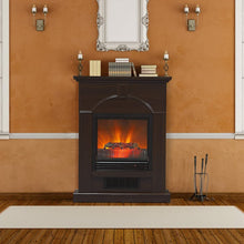 Load image into Gallery viewer, Standing Indoor Electric 3D Flame Log Fire Place Mantel 28"
