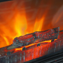 Load image into Gallery viewer, Standing Indoor Electric 3D Flame Log Fire Place Mantel 28"