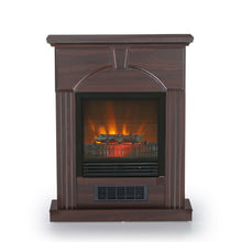 Load image into Gallery viewer, Standing Indoor Electric 3D Flame Log Fire Place Mantel 28"