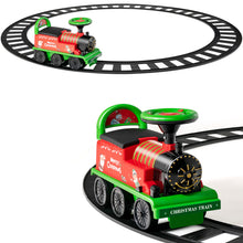 Load image into Gallery viewer, Kid's Rechargeable Ride On Toy Train And Track Set 6V