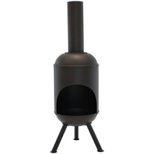 Load image into Gallery viewer, Premium Steel Outdoor Garden Patio Wood Burning Chiminea Fireplace Pit 5FT