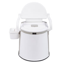 Load image into Gallery viewer, Adults Portable Freestanding Camping RV Travel Potty Toilet With Handrails