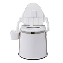 Load image into Gallery viewer, Adults Portable Freestanding Camping RV Travel Potty Toilet With Handrails